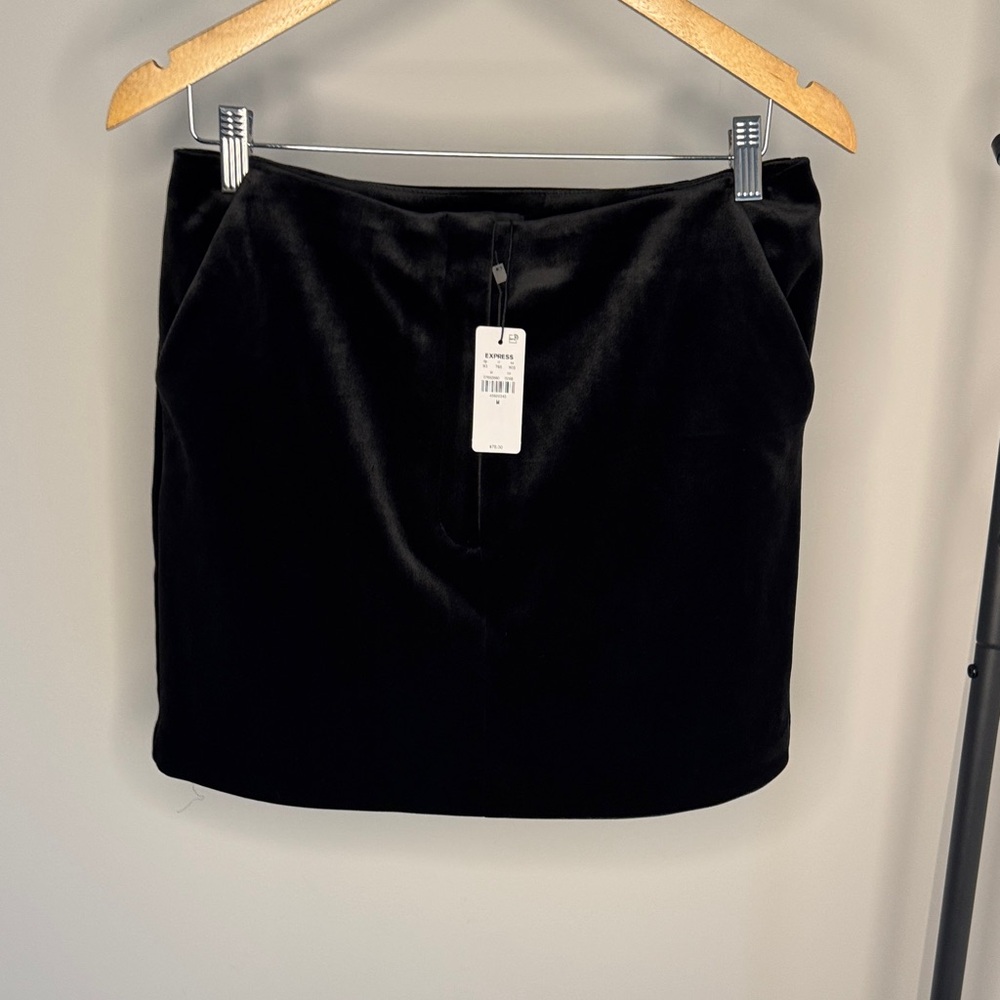 Express Black Mini Skirt